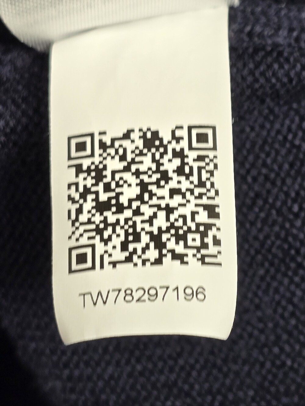 Tommy Hilfiger Navy Half-Zip Sweater with Signature Flag - Picture 11 of 11